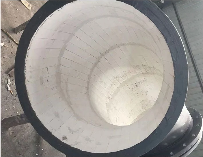 洗煤用 DN500陶瓷贴片 90度 1.5倍 复合陶瓷 耐磨弯头 支持定制